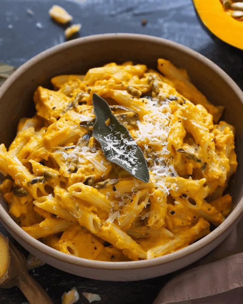 Creamy Pumpkin and Sage Pasta