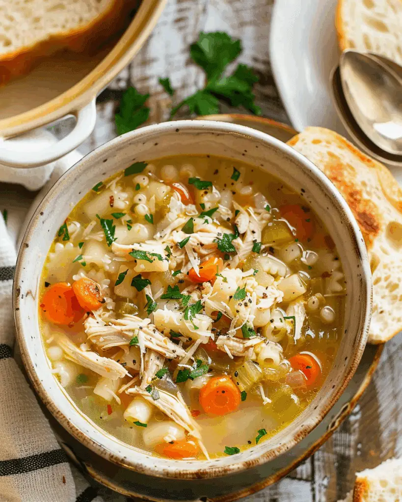 Chicken Pastina Soup