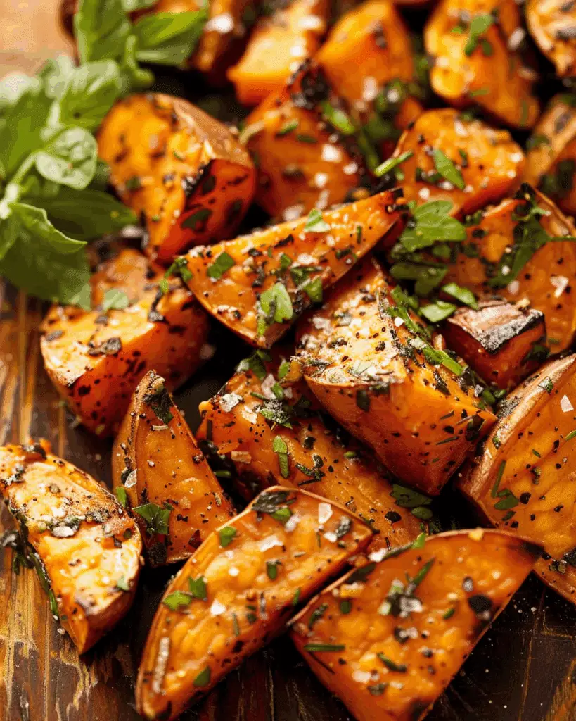 Herb Roasted Sweet Potatoes