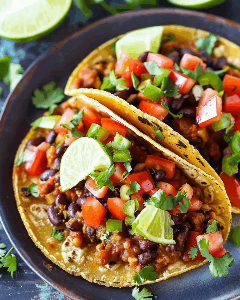 Canned Bean Tacos