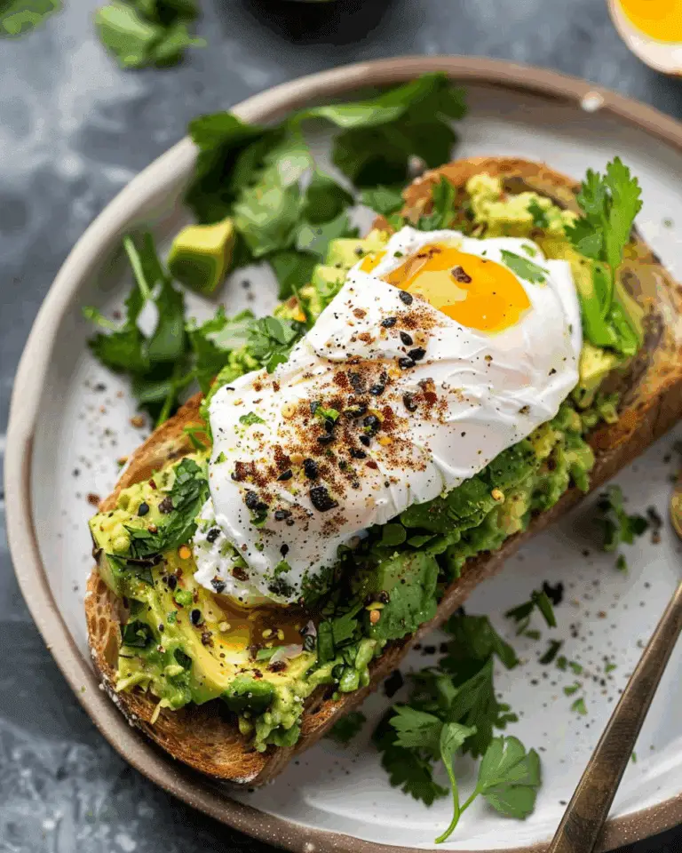 Avocado Toast with Poached Egg