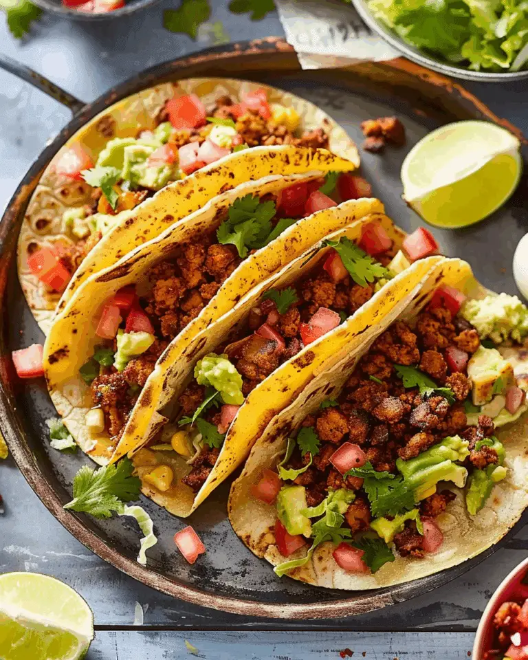Beefless Vegan Tacos