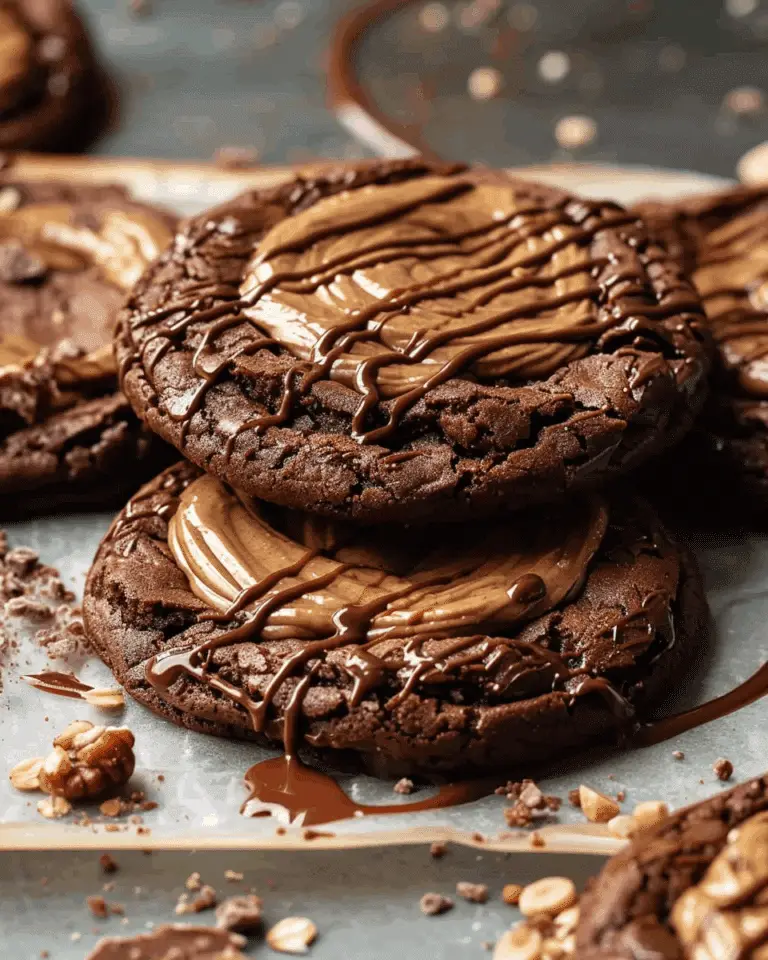 Crumbl Peanut Butter Brownie Cookies