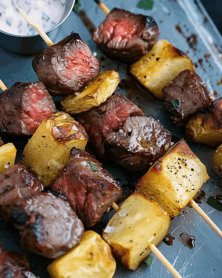 Steak and Frites Skewers