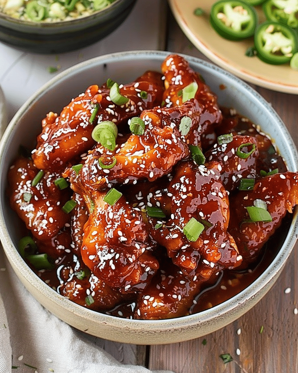 Sweet and Sour Chicken Wings