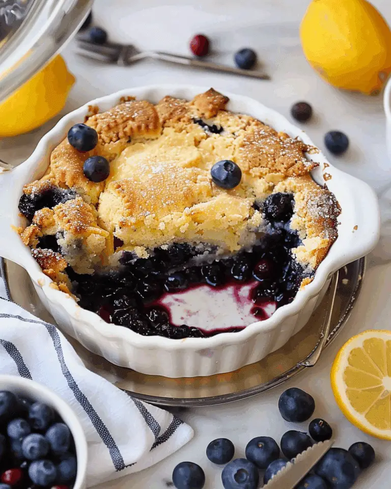 Lemon Blueberry Dump Cake