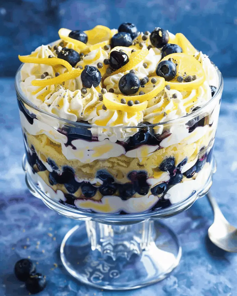 Lemon Blueberry Trifle