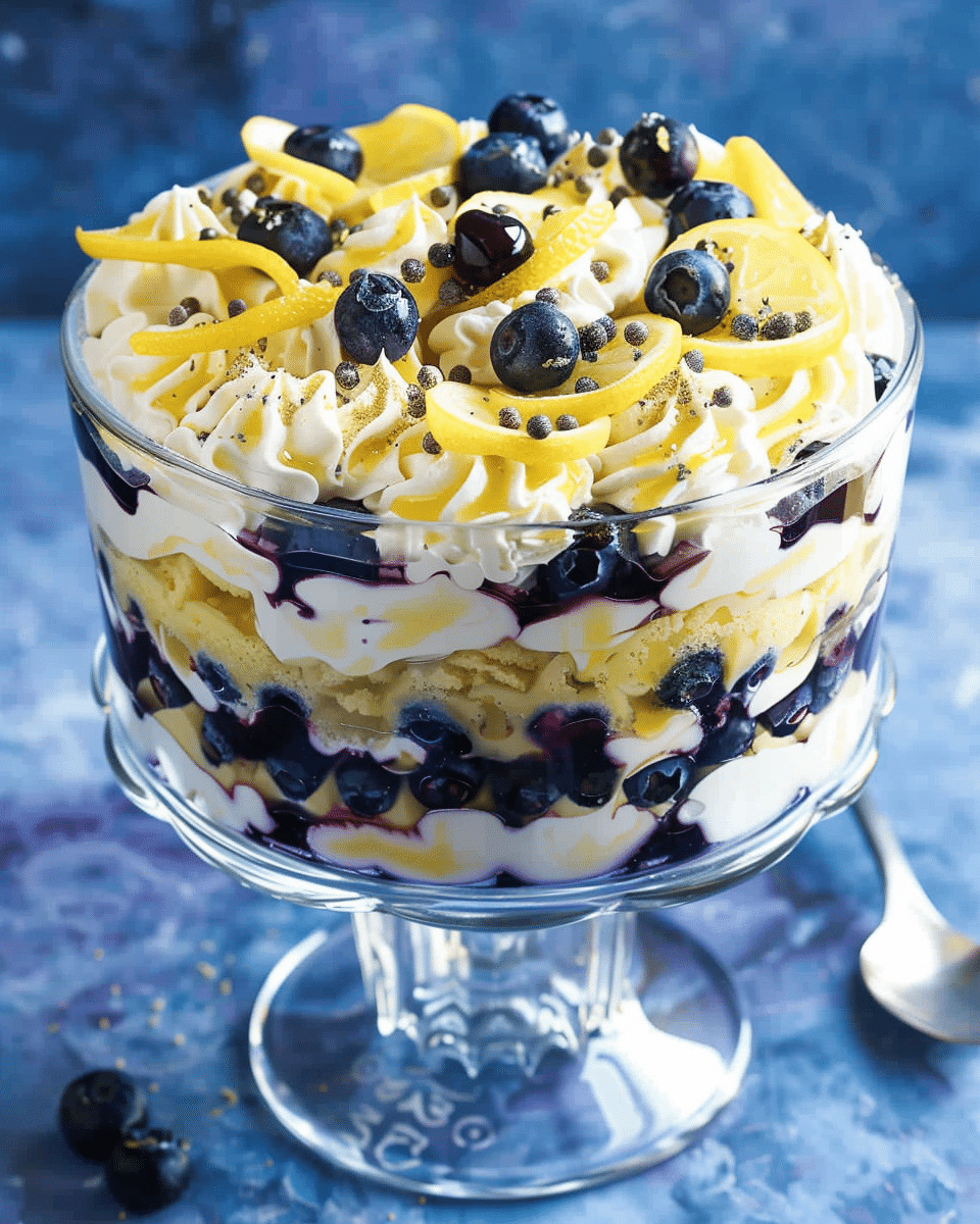 Lemon Blueberry Trifle