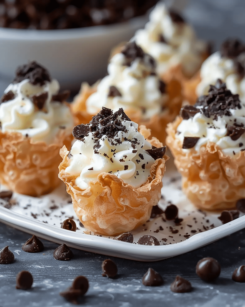 EASY Mini Cannoli Cups: A Delectable Italian Dessert