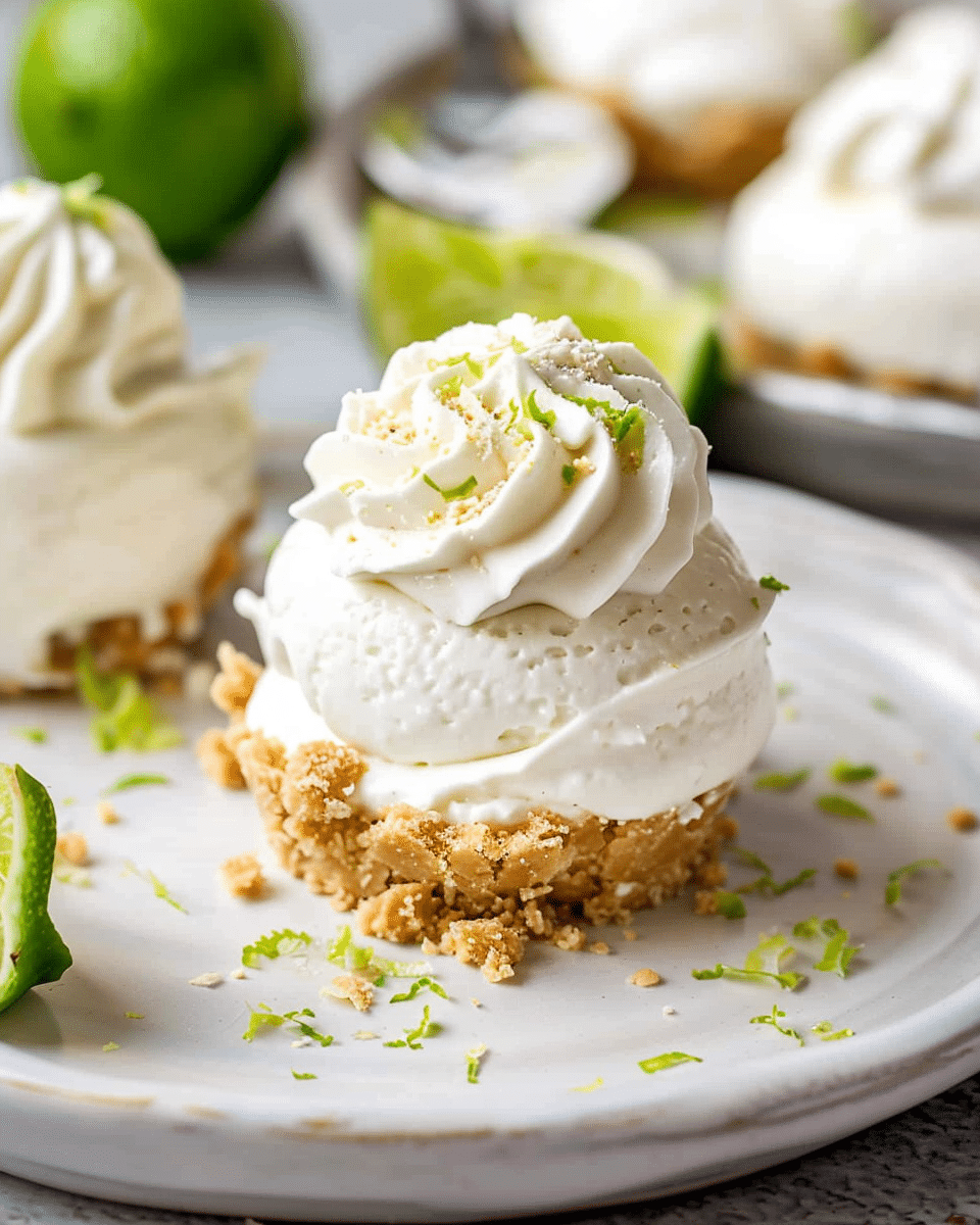Mini No Bake Key Lime Pie