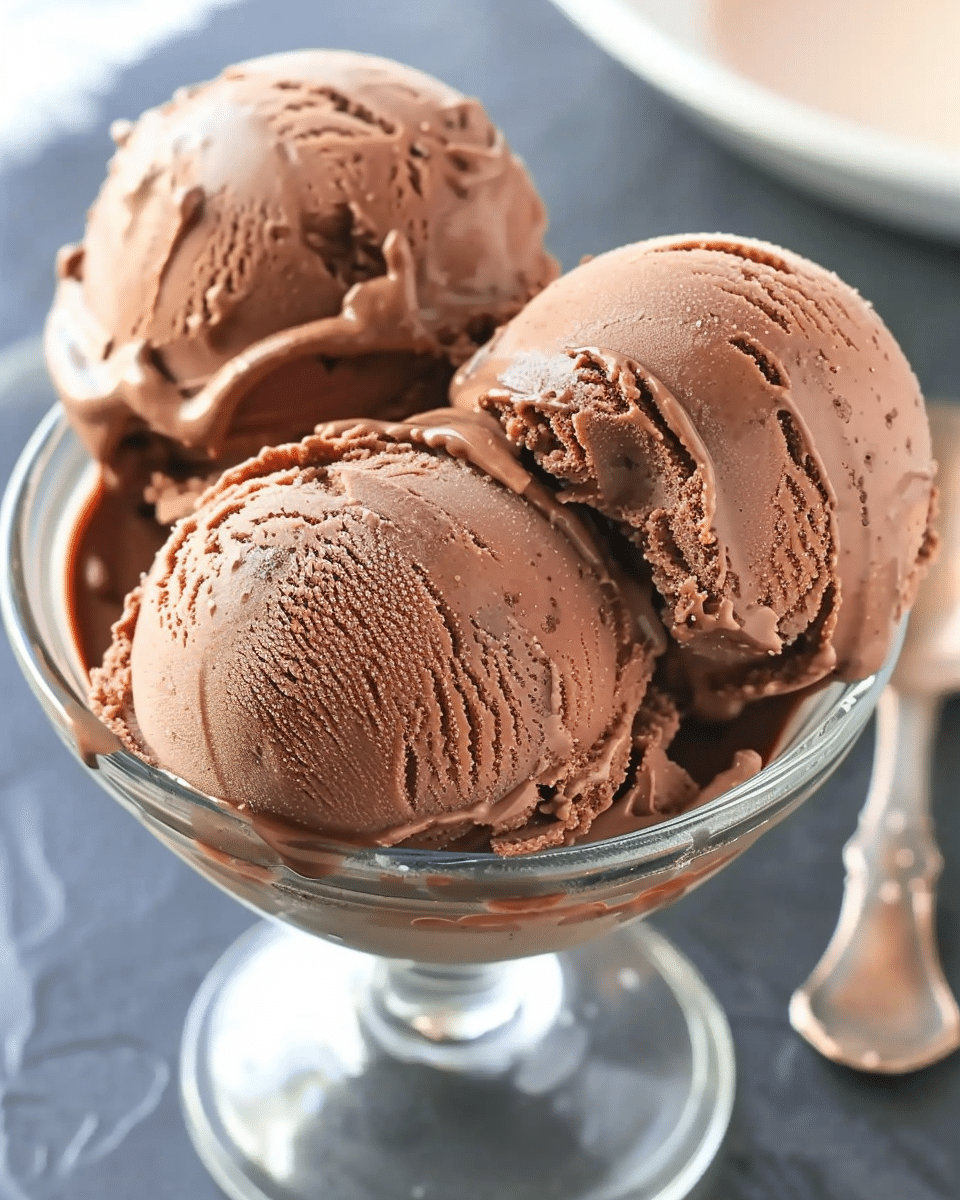 Ninja Creami Chocolate Ice Cream with Pudding Mix