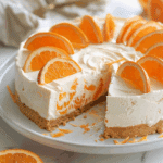 No-Bake Orange Creamsicle Cheesecake