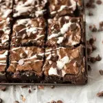 Sheet Pan Brownies using Box Mix
