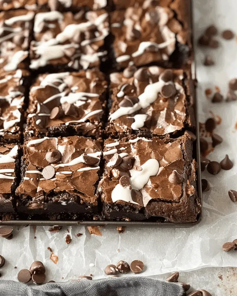 Sheet Pan Brownies using Box Mix