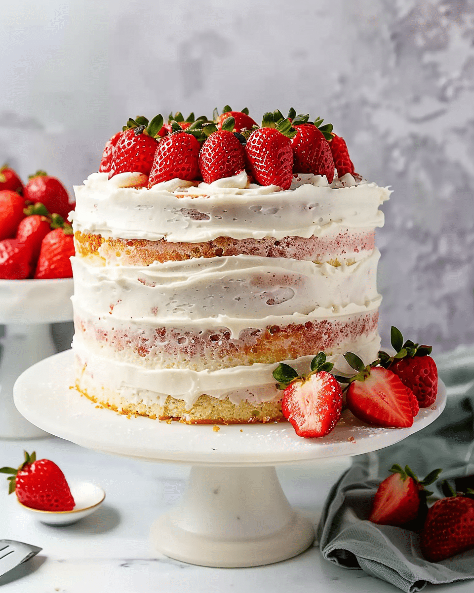 Strawberry Layer Cake