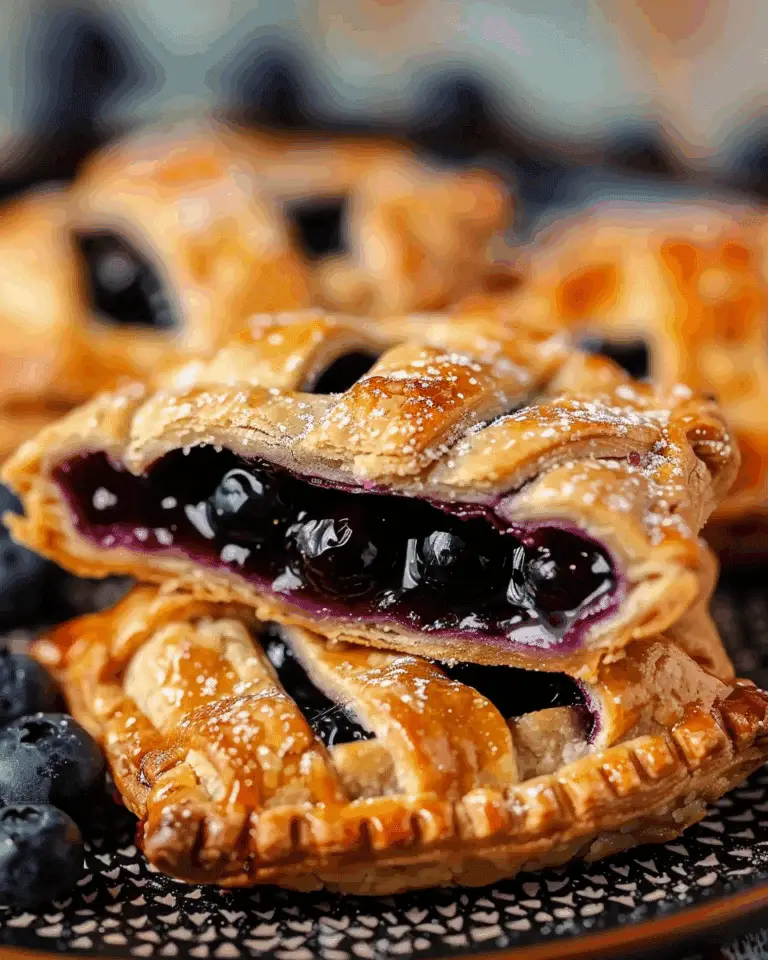 Air Fryer Blueberry Hand Pies Recipe