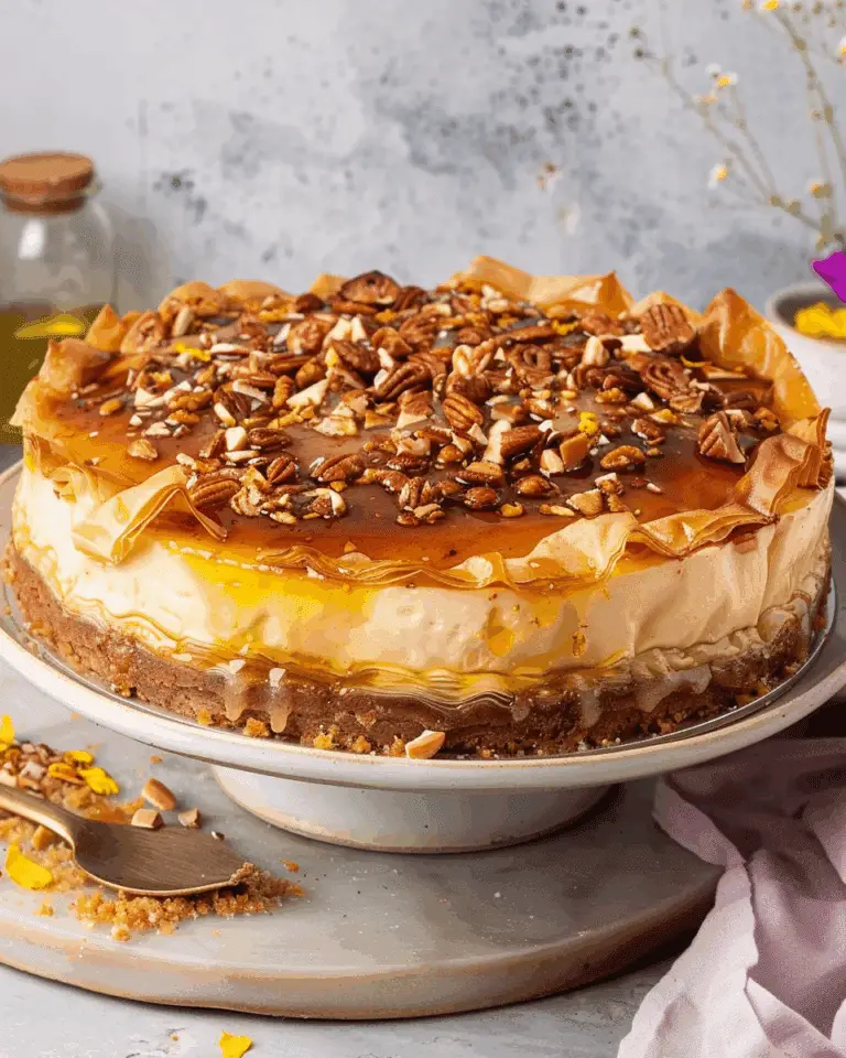 Baklava Cheesecake: A Decadent Fusion of Two Classics