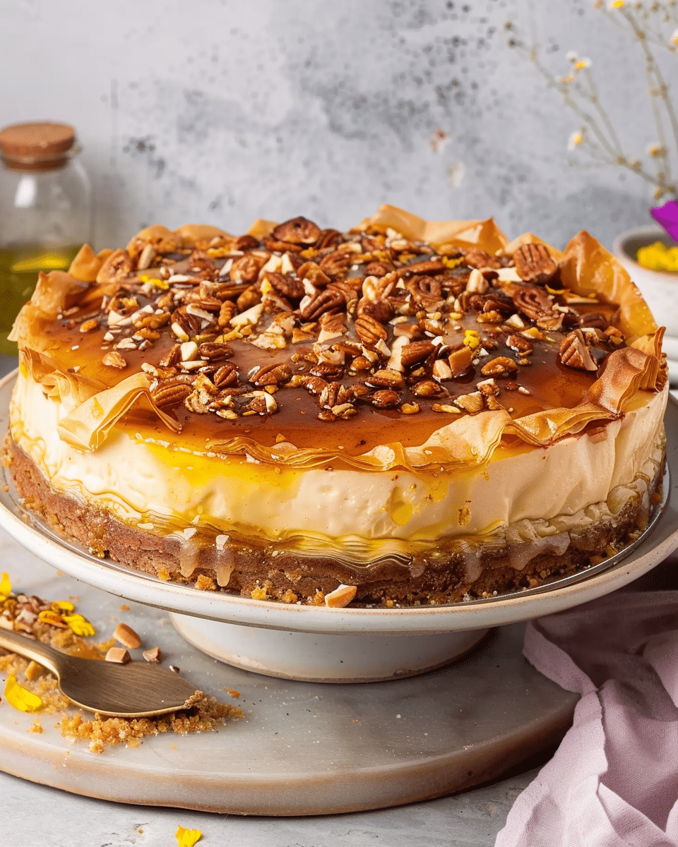 Baklava Cheesecake: A Decadent Fusion of Two Classics