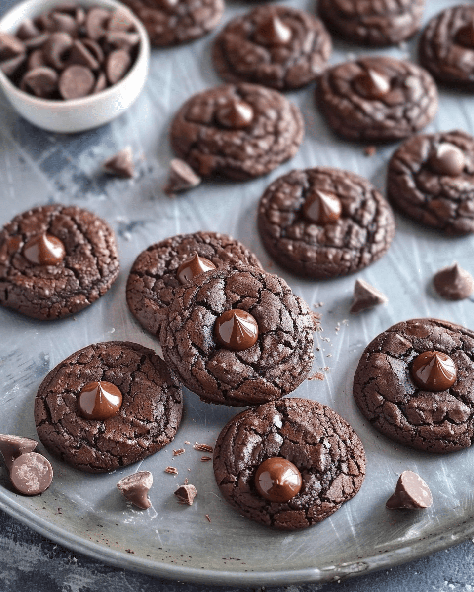 Chocolate Kiss Cookies