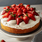 Homemade Strawberry Cake