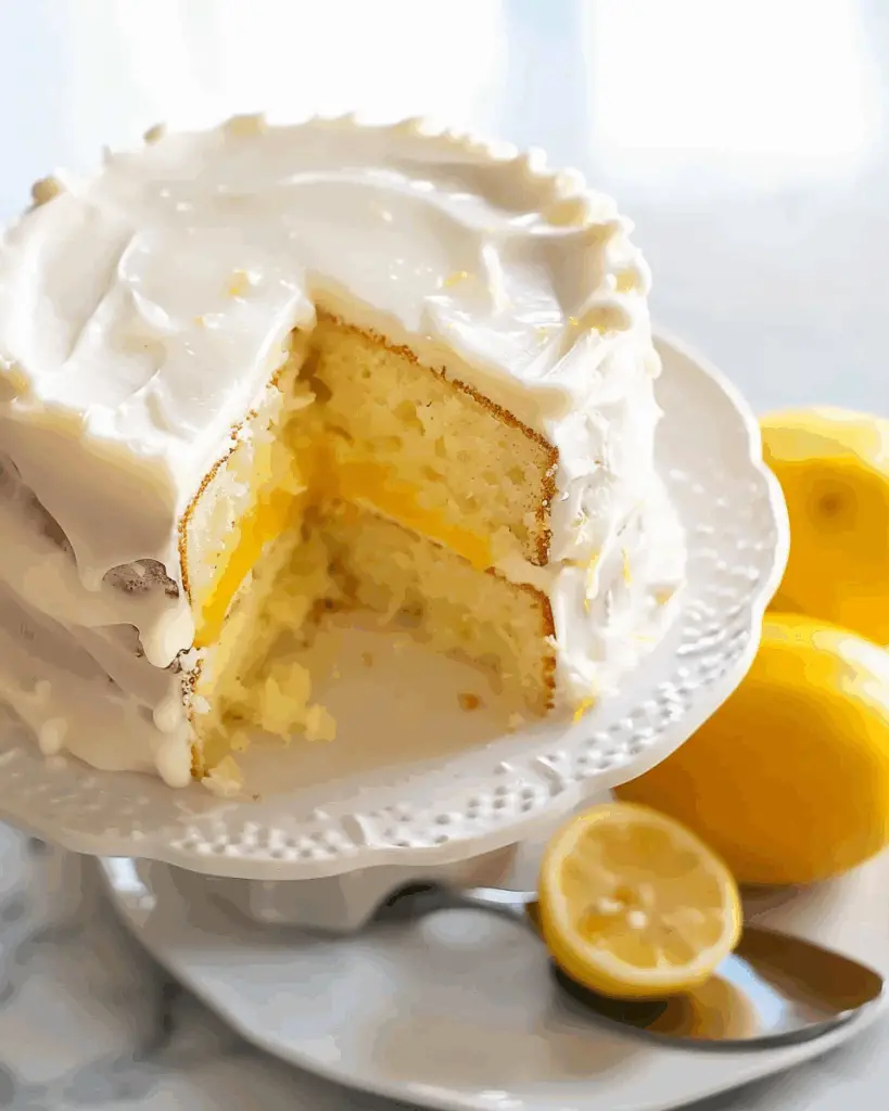 Lemon Curd Cake