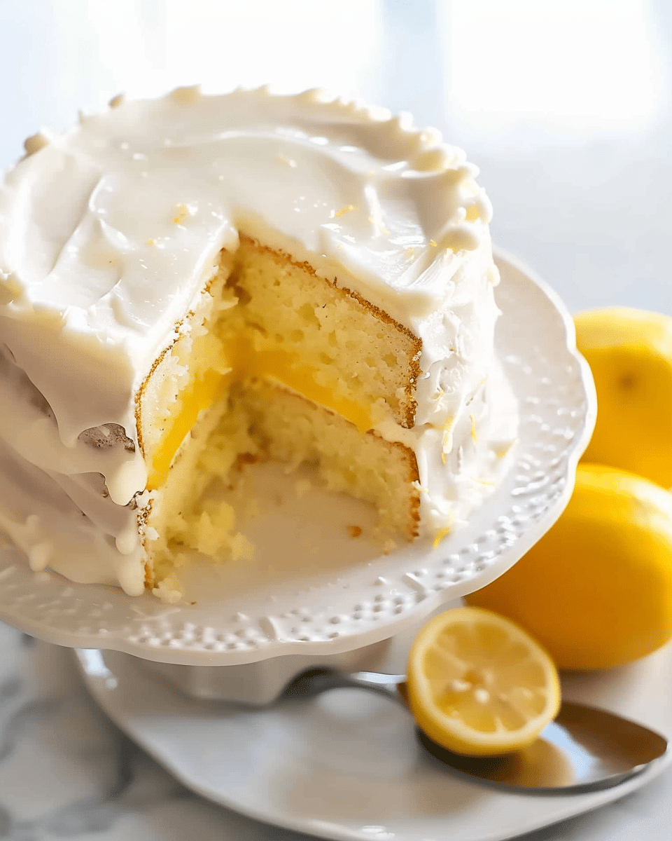 Lemon Curd Cake