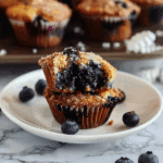 Moist Gluten-Free Blueberry Chocolate Chip Muffins