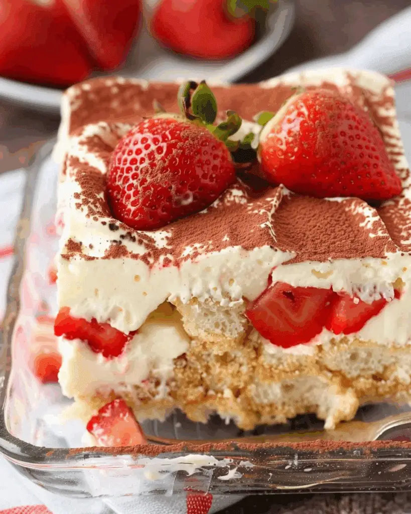 Strawberry Tiramisu