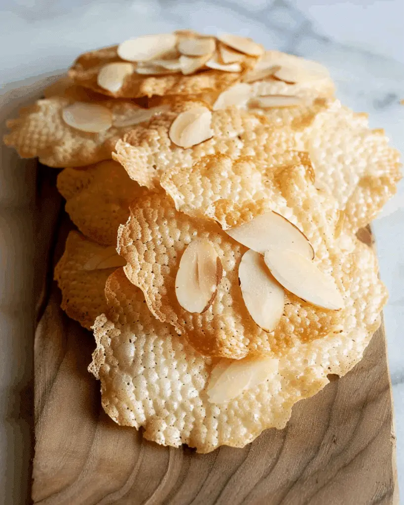 Almond Tuile Cookies