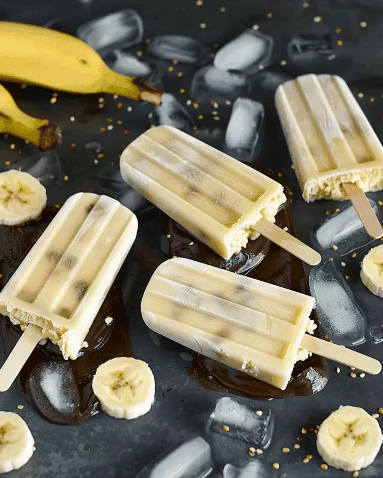 Banana Popsicles
