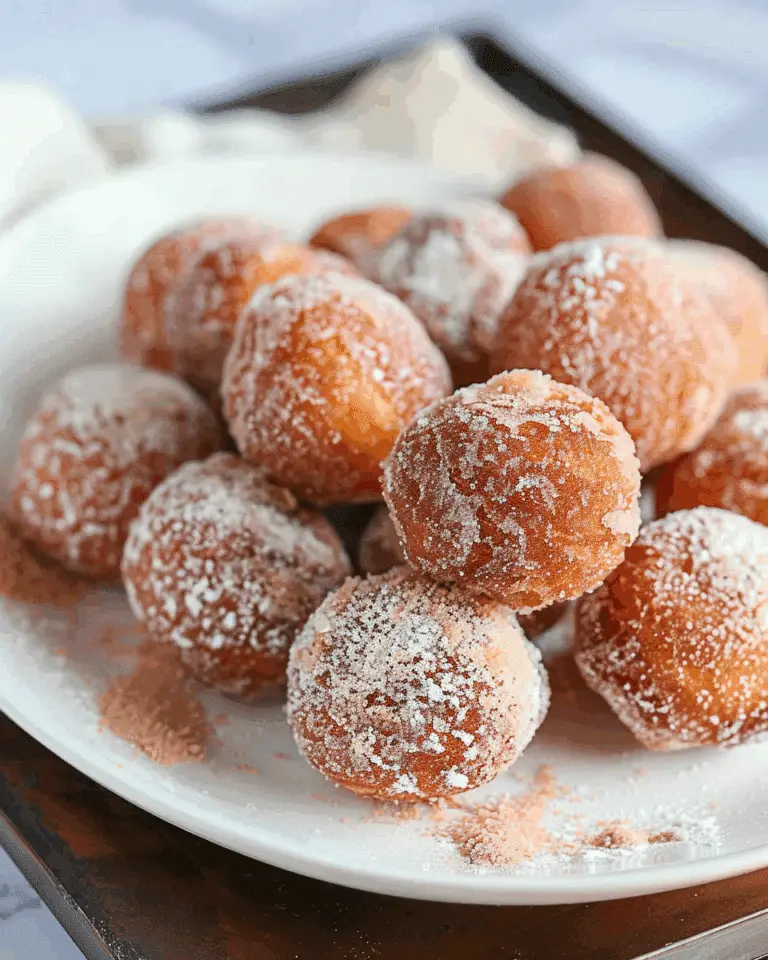 Biscuit Dough Donut Holes Recipe