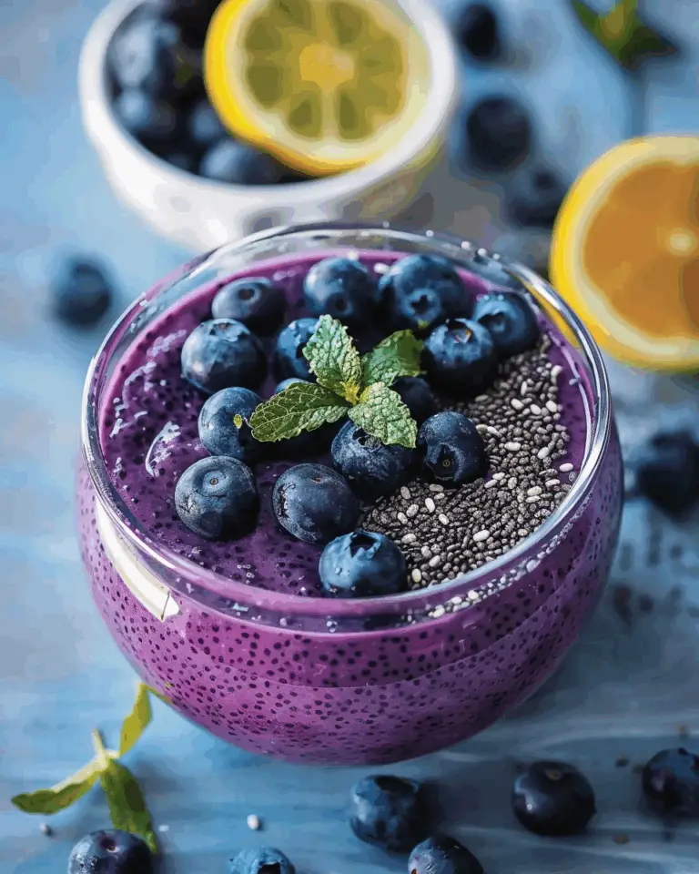 Blueberry Chia Seed Pudding Recipe