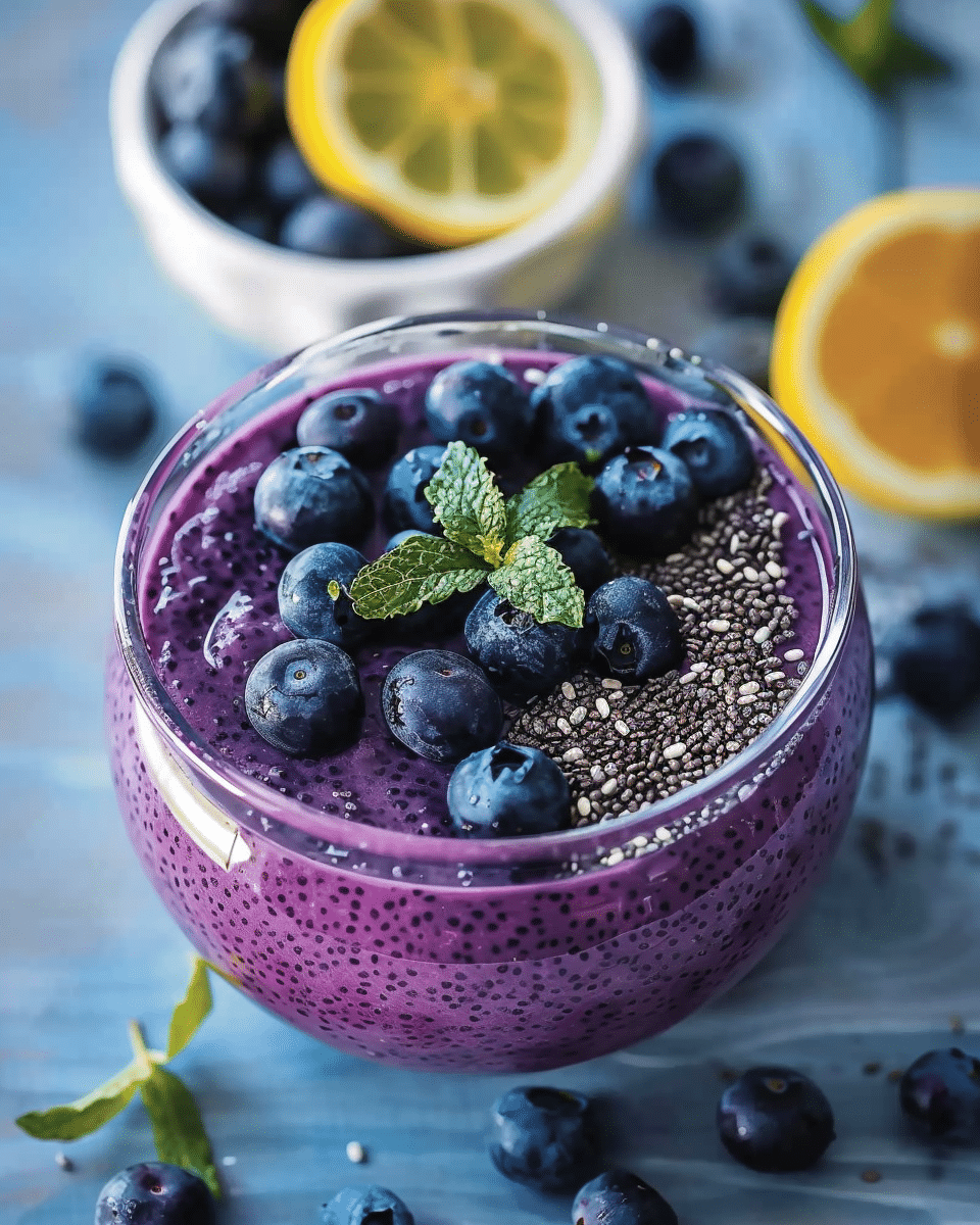 Blueberry Chia Seed Pudding Recipe