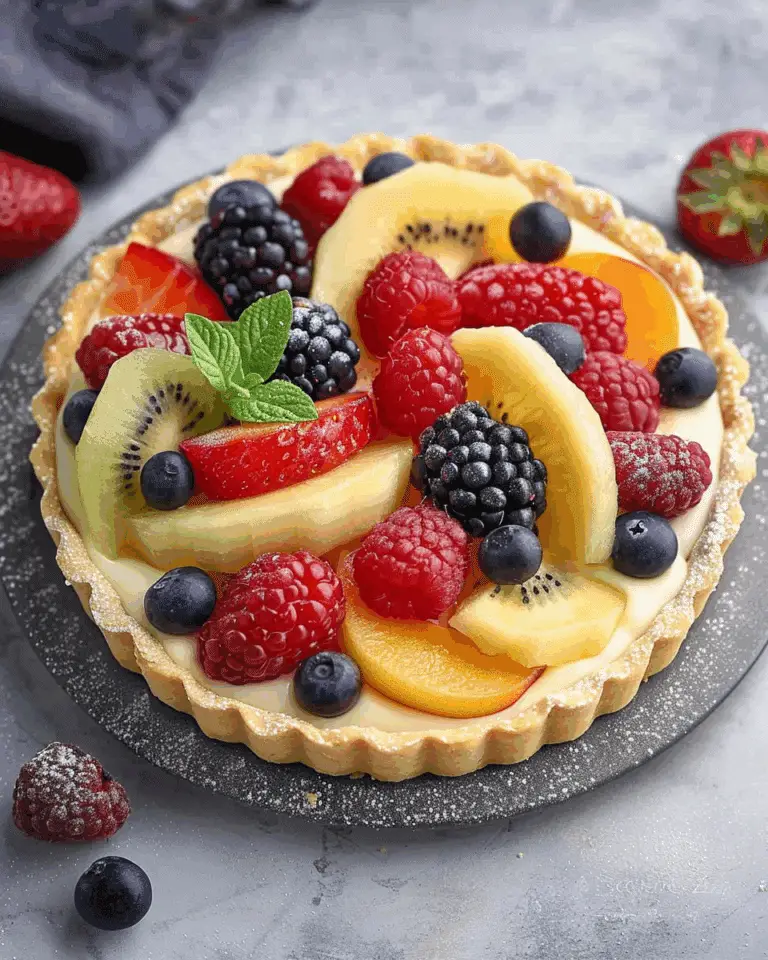Fruit Tart: A Fresh and Beautifully Elegant Dessert
