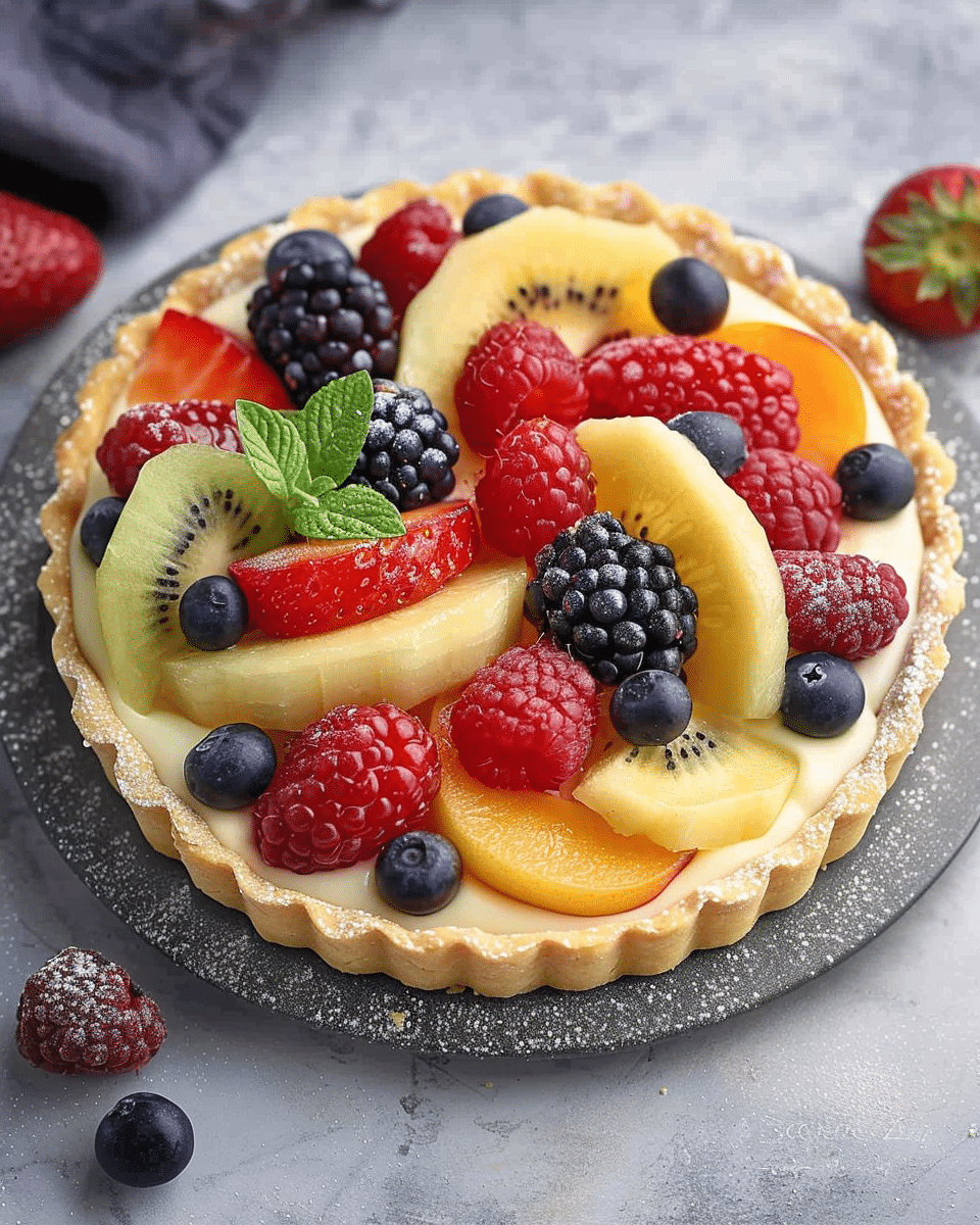 Fruit Tart: A Fresh and Beautifully Elegant Dessert