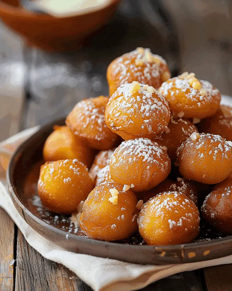 Loukoumades: Greek Honey Doughnuts