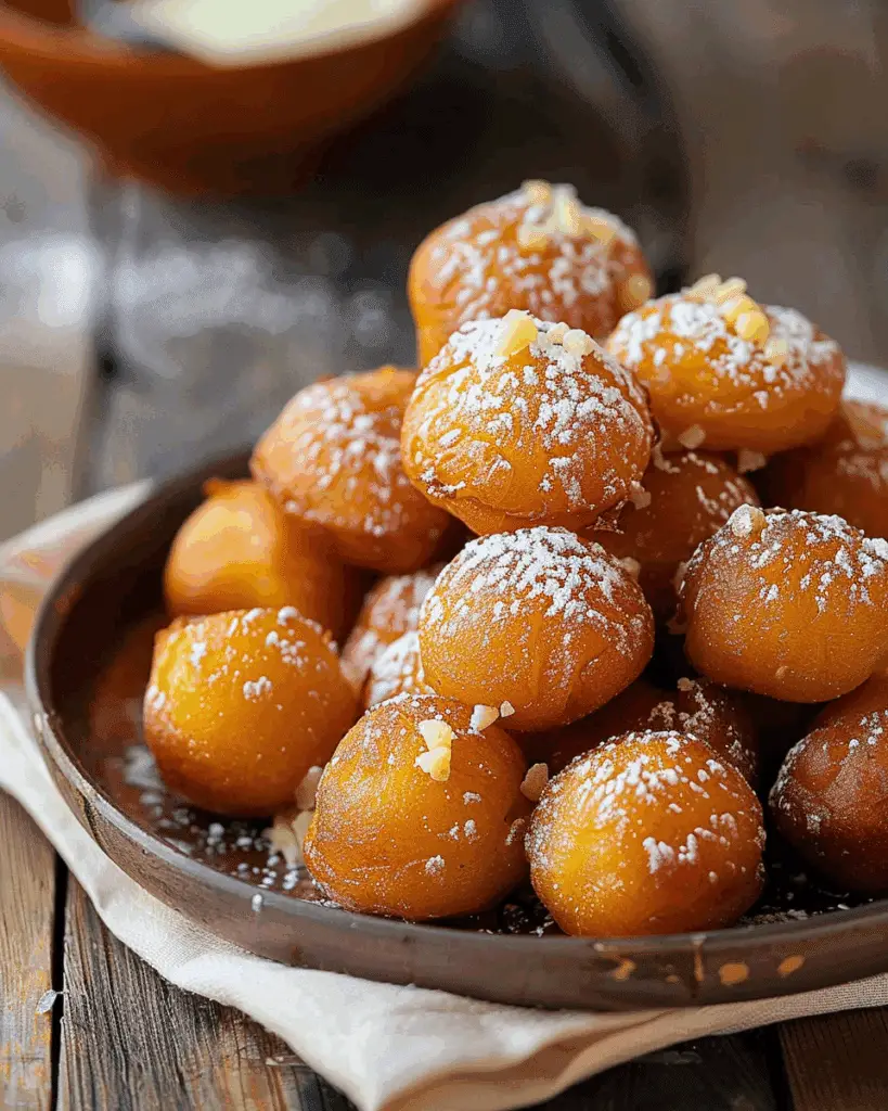 Loukoumades: Greek Honey Doughnuts