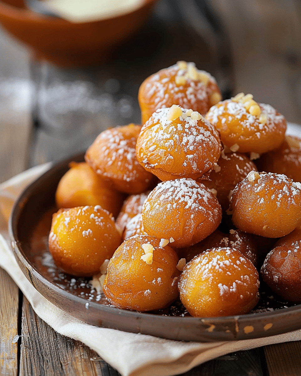 Loukoumades: Greek Honey Doughnuts