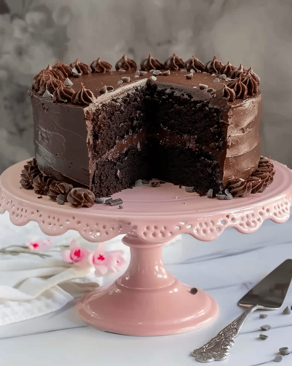 Port Wine Chocolate Cake