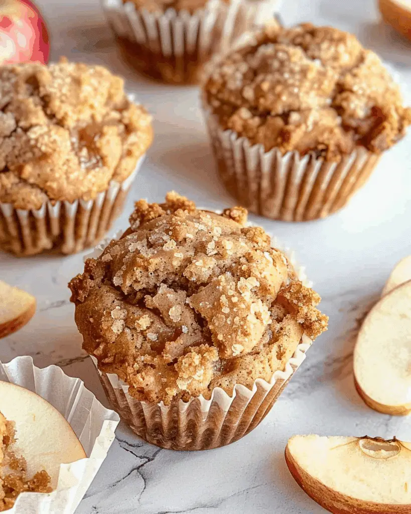 Sourdough Apple Muffins