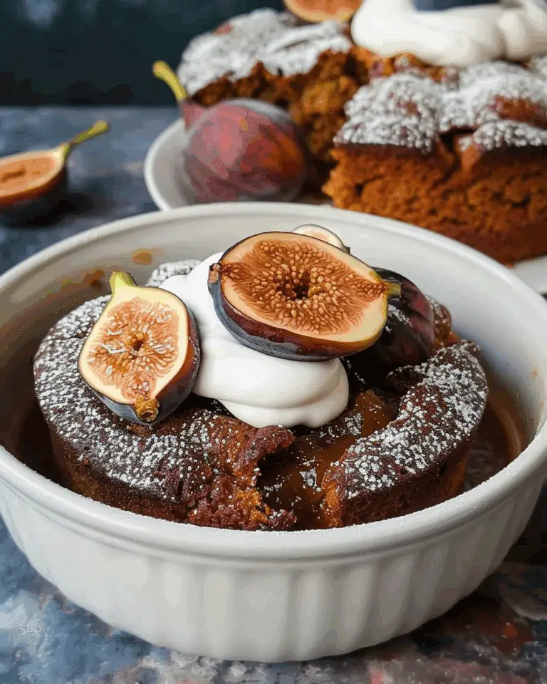 Sticky Fig Pudding Cake