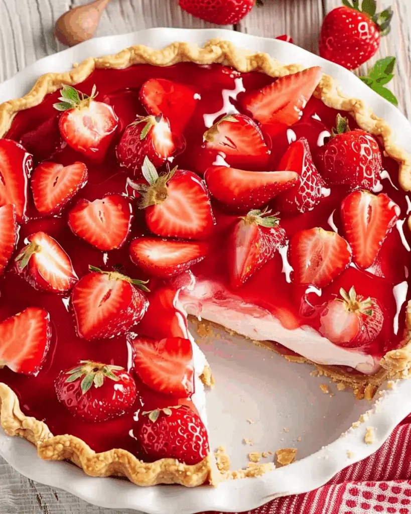 Strawberry Jello Pie
