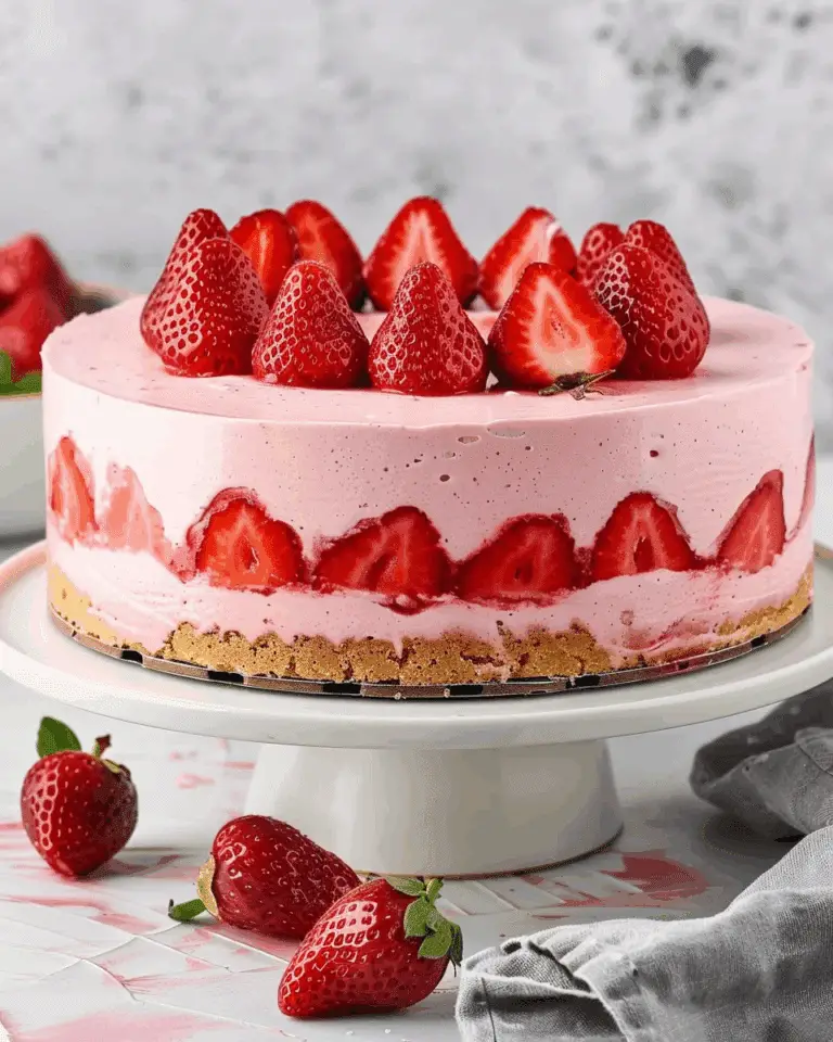 Strawberry Mousse Cake