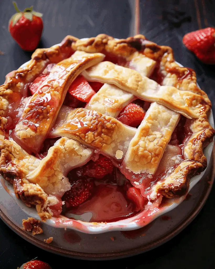Strawberry Rhubarb Pie