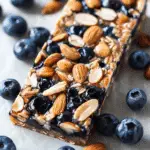 Blueberry Almond Energy Bars Recipe