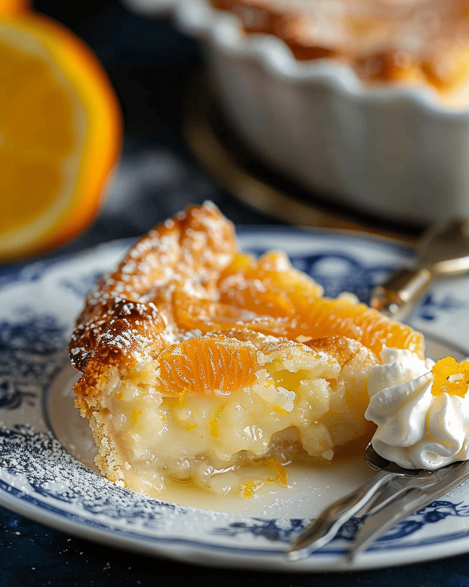 Greek Orange Pie: A Refreshing Citrus Delight
