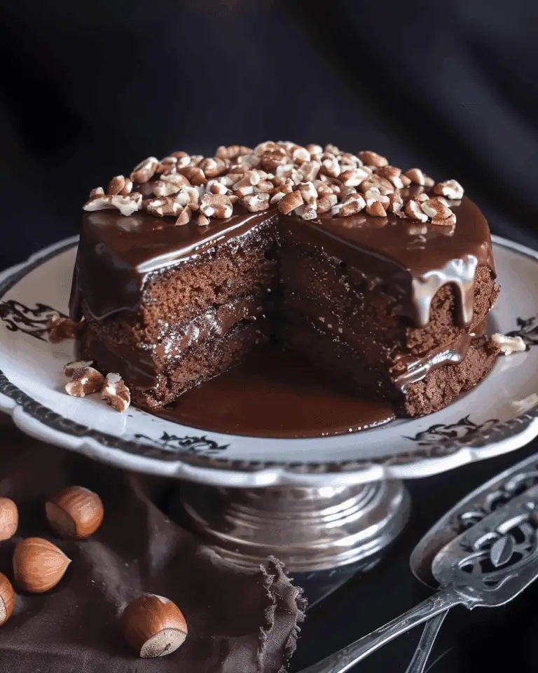 Hazelnut Chocolate Cake