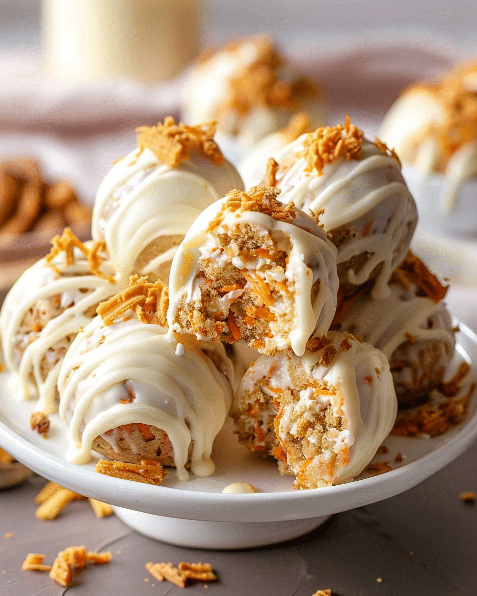 No-Bake Carrot Cake Bites