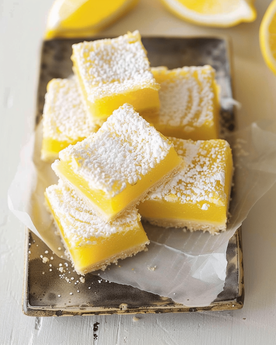 No-Bake Lemon Bars