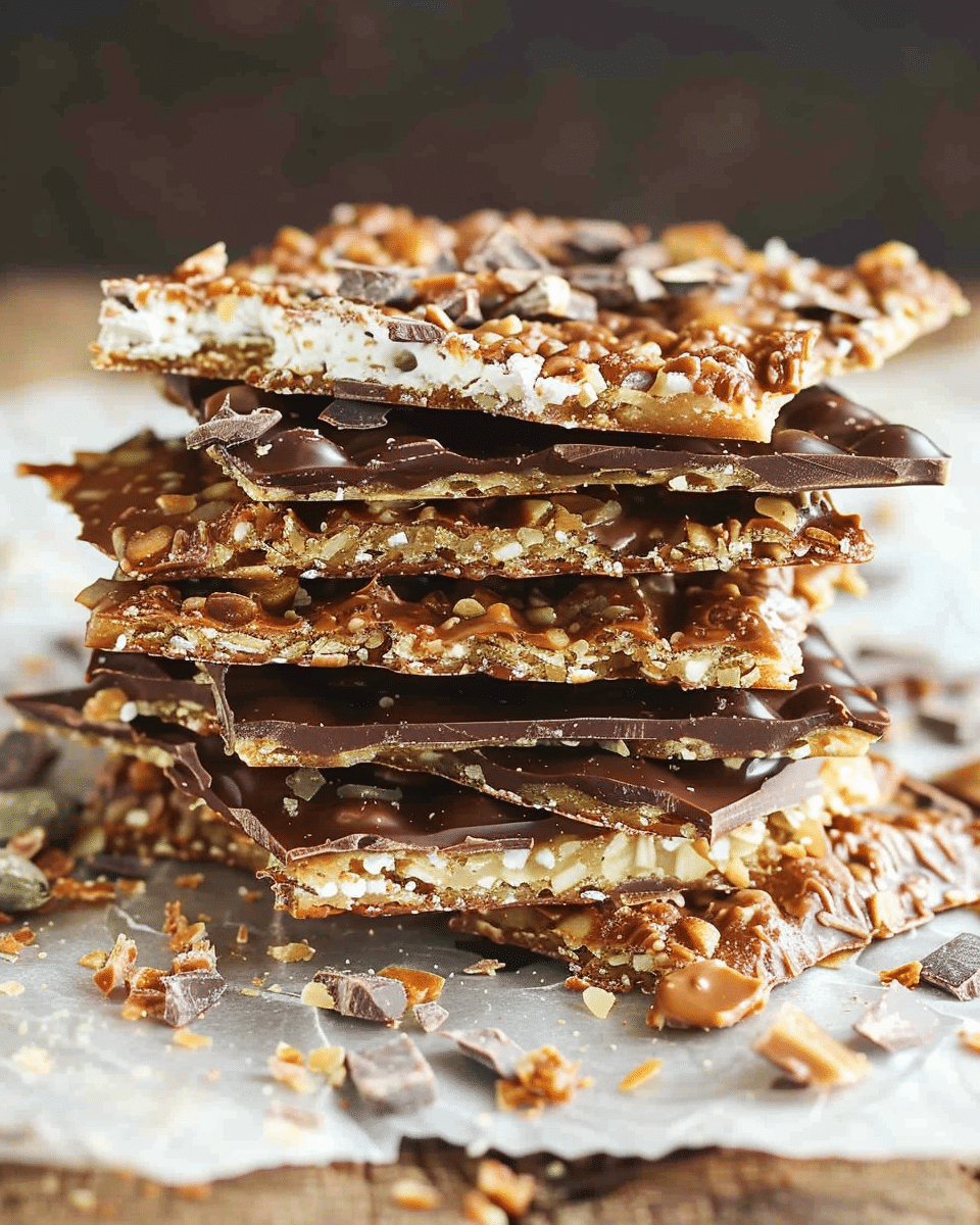 Passover Matzo Crack aka Chocolate Matzo Toffee